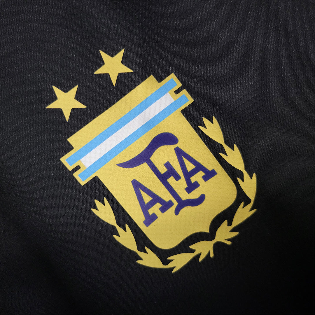 Argentina Black Windbreaker 23/24