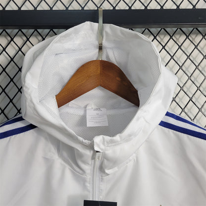 Real Madrid Windbreaker White