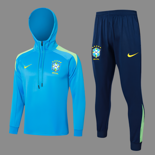 Brazil Track Suit Hoodie ''Blue''