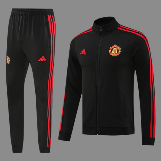 Manchester United Track Suit ''Black and Red''