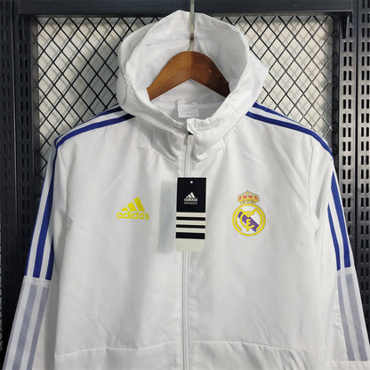 Real Madrid Windbreaker White