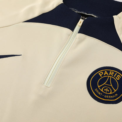 PSG Track Suit ''Beige and Dark Blue''