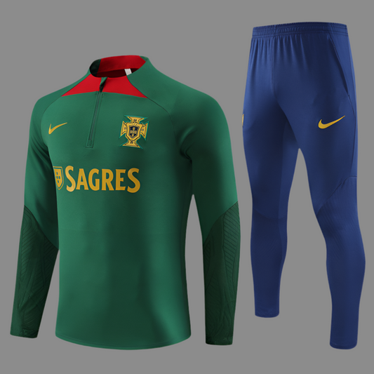 Portugal Track Suit ''Green and Blue''