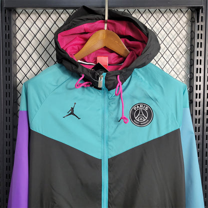 PSG Black Blue Windbreaker 23/24