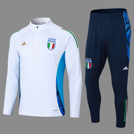 Italy Track Suit ''White and Blue''