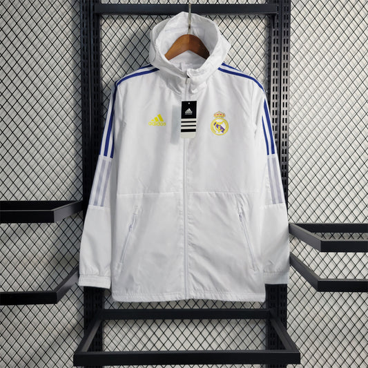 Real Madrid Windbreaker White