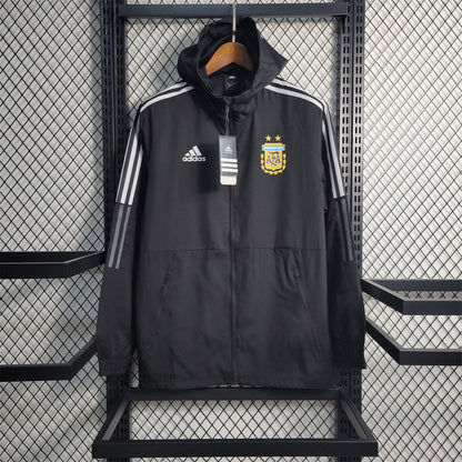 Argentina Black Windbreaker 23/24