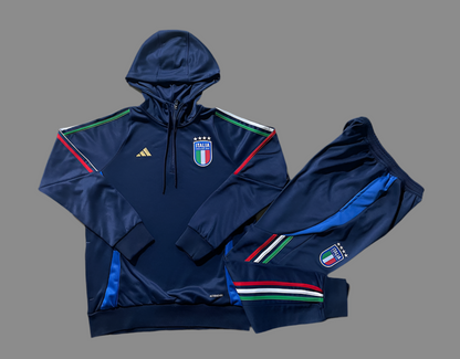 Italy Track Suit Hoodie ''Dark Blue''