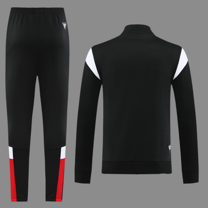 AC Milan Track Suit ''Black Full Zip''