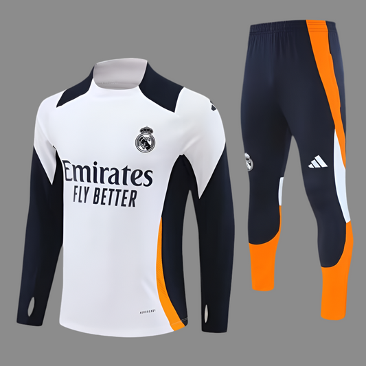 Real Madrid Track Suit ''Blue White and Orange''