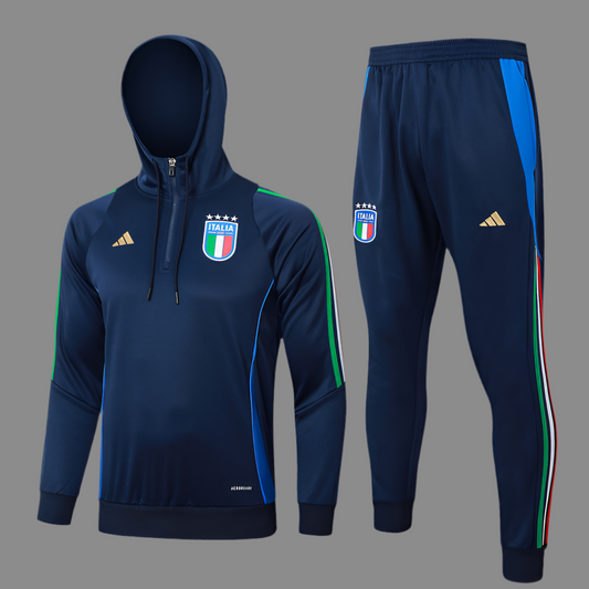 Italy Track Suit Hoodie ''Dark Blue''