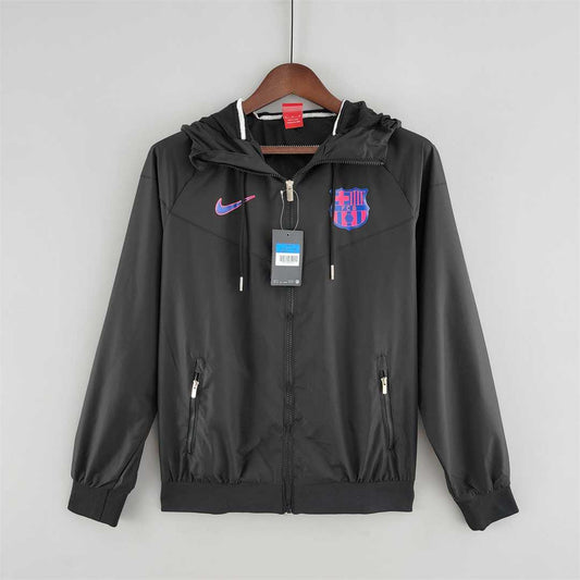 Barcelona Black Windbreaker 22/23