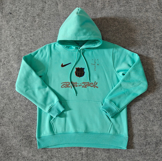 Barcelona Hoodie x Travis Scott Turquoise