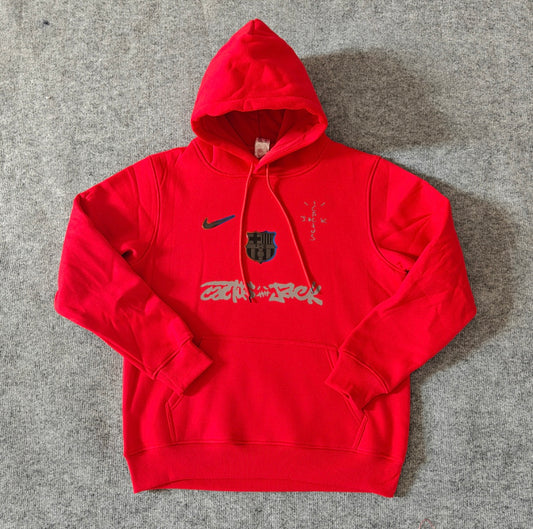 Barcelona Hoodie x Travis Scott Red