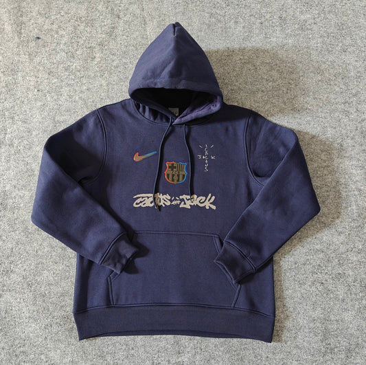 Barcelona Hoodie x Travis Scott Dark Blue